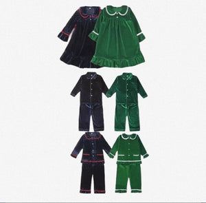 Christmas  children luxury frilly PJ's