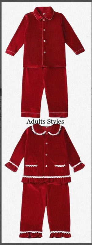 Adult Christmas frilly pjs deposit